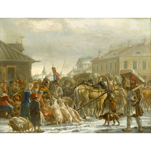 The Hay Market, St. Petersburg, 1820
